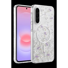 Royaleks Onegif Samsung Galaxy A56 Misk Simli Magsafe Kapak - Desen 2