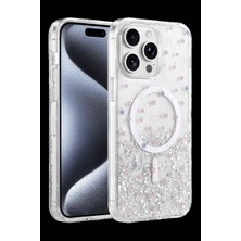 Royaleks Onegif Apple Iphone 15 Pro Max Misk Simli Magsafe Kapak - Desen 1