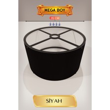 Sylar Siyah Lambader Başlığı 35 cm Mega Boy