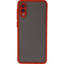 Royaleks Samsung Galaxy A02 Kılıf Montreal Silikon Kapak - Kırmızı