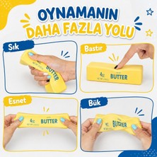 Toyfest Butter Squishy Stres Oyuncağı Yavaş Yükselen Sıkma Duyusal Anti Stres Oyuncak Tereyağı 14,5 cm