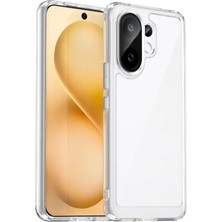 Vivo V60 Lite Uyumlu Kılıf Zebana Şeffaf Soft Silikon Kılıf Şeffaf