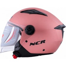 Kask Çenesiz Vizörlü Ncr 236 Ece Belgeli - Pembe 13002-7 Pembe