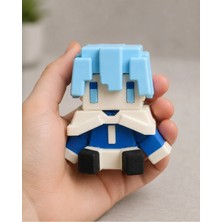 Vrd Chloe Frieren Himmel 3D Baskı Blok Tasarım(Pixel) Oturan Figür Masaüstü Biblo - Anime Koleksiyon
