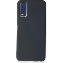 sbodurhome Vivo Y11S Kılıf Nano Içi Kadife Silikon - Lacivert
