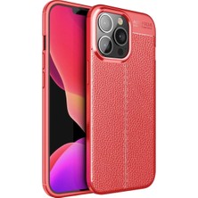 sbodurhome Apple iPhone 13 Pro Max Kılıf Auto Focus Kapak - Kırmızı