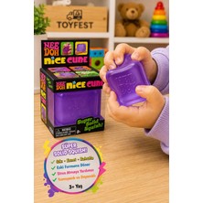 Toyfest Needoh Squishy Buz Küpü Mor Stres Oyuncağı Squishy Sıkılabilir Duyusal Fidget Oyuncak