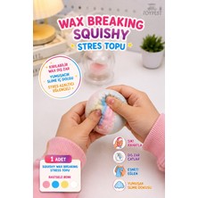 Toyfest Squishy Wax Breaking Stress Topu Cotton Candy Slime Oyuncak Sıkılabilir Antistres Kapsül