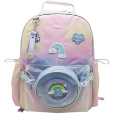 Eastpak Chımola Raınbow Ayıcık Sarı-Pembe Sırt Çantası 17" CHM-CN0068
