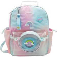 Eastpak Chımola Rainbow Ayıcık Mavi-Pembe Sırt Çantası 17" CHM-CN0068-1
