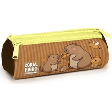 Yaygan 22099 Coral Hıgh Kalem Çanta (Üç Bölmeli)