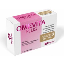 Biowins Pharma Omevita Plus Omega 3 Balık Yağı, Multivitamin ve Multimineral İçeren Takviye Edici Gıda - 30 Yumuşak Kapsül