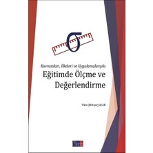 Parantez Yayınları Kavramları Ilkeleri ve Uygulamalarıyla Eğitimde Ölçme ve Değerlendirme