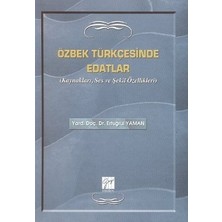Gazi Kitabevi Özbek Türkçesinde Edatlar