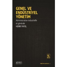 Adres Yayınları Genel ve Endüstriyel Yönetim