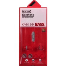 İlk El Grup Karler Bass KR-204 Kablolu Kulaklık - Kırmızı