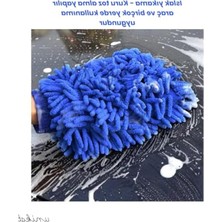 Esranın Dünyası Çift Yönlü Mikrofiber Yıkama Eldiveni, Mavi