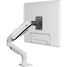 Esranın Dünyası Ergonomik Monitör Standı, 17-32 Inç Uyumlu, Modern Tasarım ile Beyaz Renk