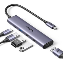 Brf Store Lizbon Center Ugreen USB C Hub, Pd 100W, 4K Hdmı, MacBook Pro/air, iPad Pro/air, Surface Pro/go, Gal