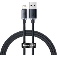 Brf Store Lizbon Center Baseus Crystal Shine Hızlı Şarj Kablosu, Lightning – 1.2m, iPhone Uyumlu, Güçlendirilm