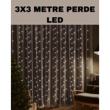 Brf Store Lizbon Center 3x3 LED Şelale Perde Işık Kutlama ve Dekor Aydınlatması