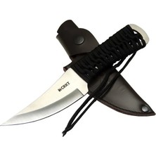 Crkt Scrub Fixed 2712 Wy Kamp / Outdoor Bıçak 22,5cm - Ipli Sap, Deri Kılıflı