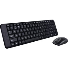 Brf Store Lizbon Center Logitech MK220 Kablosuz Kompakt Klavye Mouse Seti, Sağ ve Sol Elle Kullanıma Uygun Mou