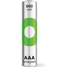 Brf Store Lizbon Center Gp Batteries Recyko 650 Aaa Ince Kalem Ni-Mh Şarjlı Pil, 1.2 Volt, 4'lü Kart