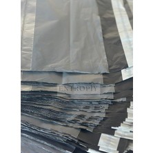 Brf Store Lizbon Center 200 Adet - Cepli Kargo Poşeti 25X30X5 cm Küçük – Şeffaf Cep Bölmeli, Su Geçirmez, Yırt