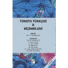 Gazi Kitabevi Türkiye Türkçesi 2 Biçimbilgisi