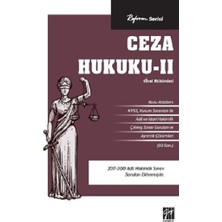Gazi Kitabevi Reform Serisi Ceza Hukuku –ıı (Özel Hükümler)
