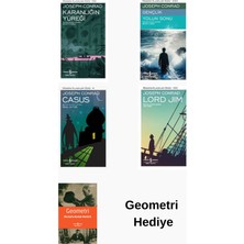 İş Bankası Kültür Yayınları Joseph Conrad 4 Kitap Seti + Geometri Hediye