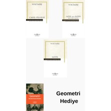 İş Bankası Kültür Yayınları Voltaire 3 Kitap Seti + Geometri Hediye
