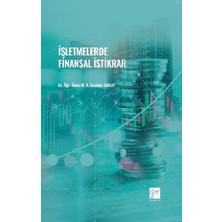 Gazi Kitabevi Işletmelerde Finansal Istikrar