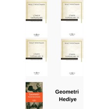 İş Bankası Kültür Yayınları Walt Whitman 4 Kitap Seti + Geometri Hediye