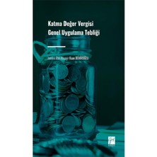 Gazi Kitabevi Katma Değer Vergisi Genel Uygulama Tebliği