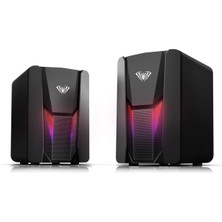 Brf Store Lizbon Center Aula N-108 1+1 Usb/aux Stereo 2.0 Rgb Masaüstü Gaming Oyuncu Hoparlör Speaker Ses Sist