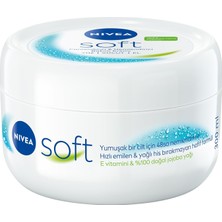 Brf Store Lizbon Center Nıvea Soft Nemlendirici Bakım Kremi 300 Ml, 48 Saat Nemlendirme, Jojba Yağı,e Vitamini