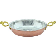 Brf Store Lizbon Center El Yapımı Bakır Omlet ve Yumurta Tavası,bakır Sahan Tava No4 (20 Cm)
