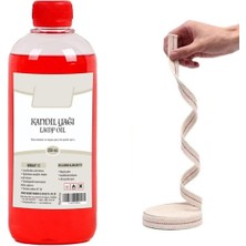 Brf Store Lizbon Center Dünya Magnet Kırmızı Kandil Yağı, Kokusuz Iç Mekan Gaz Lambası Yağı, 250 ml ve 50 cm F