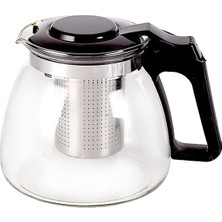 Brf Store Lizbon Center Cam Demlik, Çelik Süzgeçli, Meyve Çayı Için, Asorti Renk, 900 ml Kapasiteli, Çaydanlık