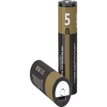 Brf Store Lizbon Center USB Type-C Şarjlı Aa Pil 1.5V | 1000+ Kez Şarj Edilebilir Lityum Pil | Kalem Pil (2’li