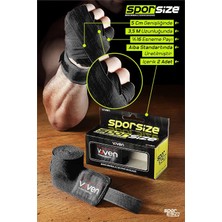Brf Store Lizbon Center Boxing Muay Thai Bandage Black Boks Bandajı Muay Thai Bandajı El Sargısı Tüm Ebatlar,