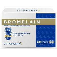 Brf Store Lizbon Center Bromelain 2400 Gdu/g 500 Mg Içeren 60 Bitkisel Kapsül Takviye