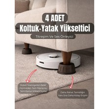Pure Age Beyaz Eşya Altlığı Ayağı 4 Adet Çamaşır Bulaşık Makinası Buzdolabı Yükseltici ve Titreşim Önleyici