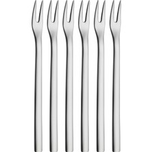 Wmf 6 Parça Kokteyl Çatalı Seti, 12,5 Cm, Aperatif ve Zeytin Çatalı, Cromargan® Yüksek Kaliteli Parl