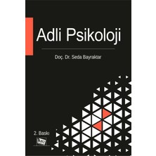 Anı Yayıncılık Adli Psikoloji
