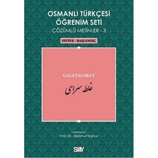 Say Osmanlı Türkçesi Öğrenim Seti - Galatasaray