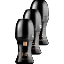 Zemira Avon Black Suede Erkek Rollon 50 Ml. Üçlü Set