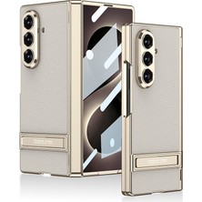 HTstore Galaxy Uyumlu Z Fold 8 Ultra Kılıf Zore Kıpta Kpt-08 Standlı Kapak